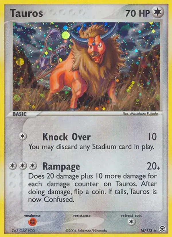 Tauros - 16/116 - FireRed & LeafGreen