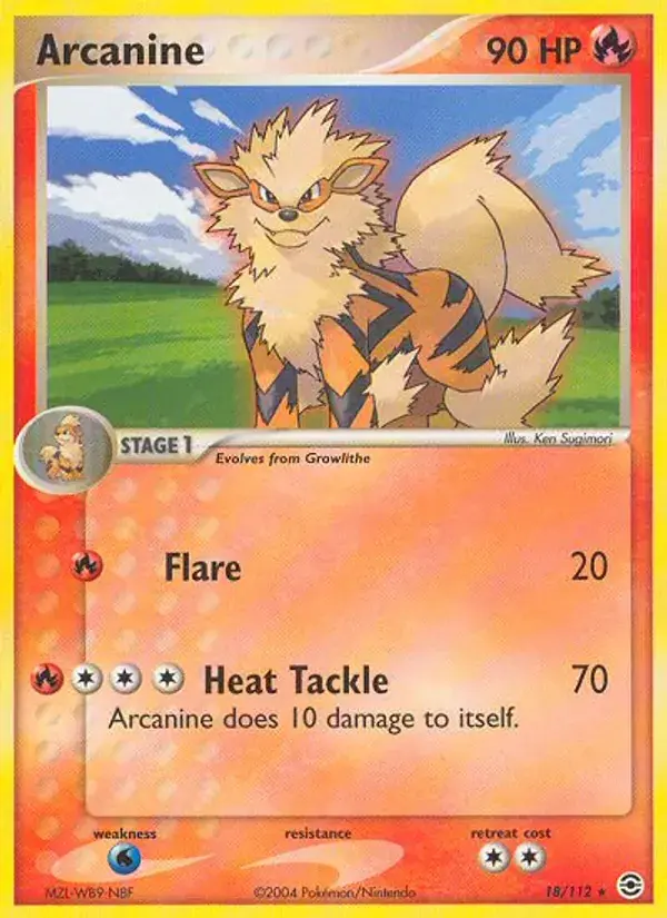 Arcanine - 18/116 - FireRed & LeafGreen