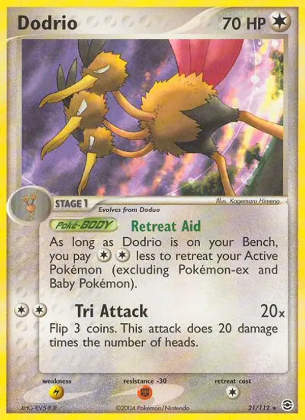 Dodrio - 21/116 - FireRed & LeafGreen
