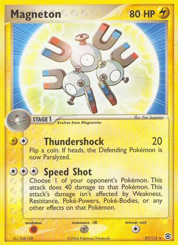 Magneton - 27/116 - FireRed & LeafGreen