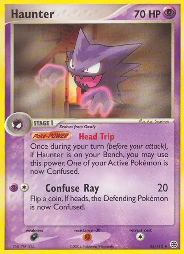Haunter - 34/116 - FireRed & LeafGreen