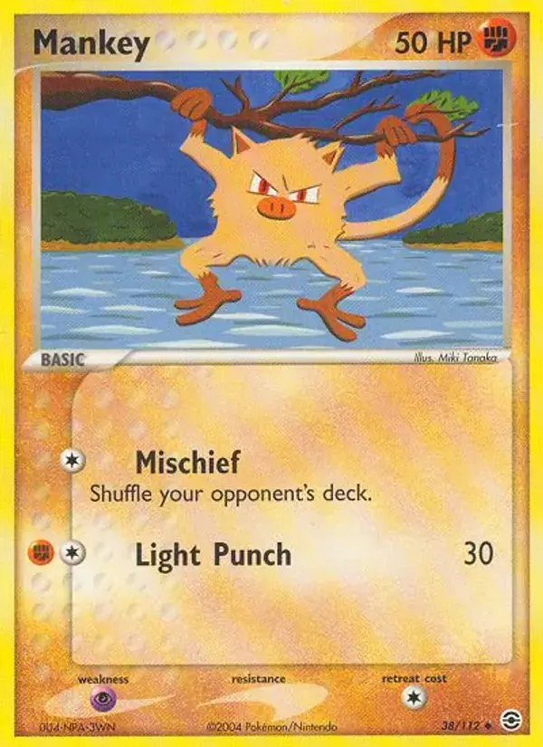 Mankey - 38/116 - FireRed & LeafGreen