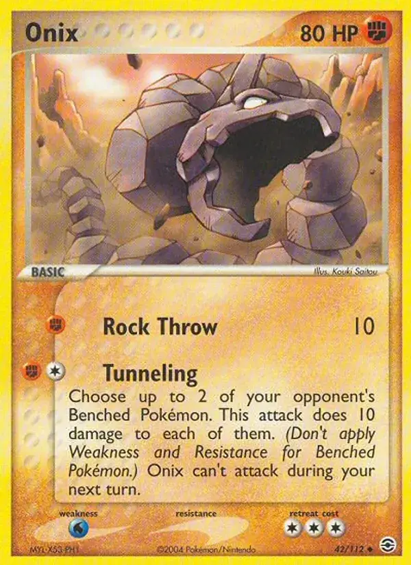 Onix - 42/116 - FireRed & LeafGreen
