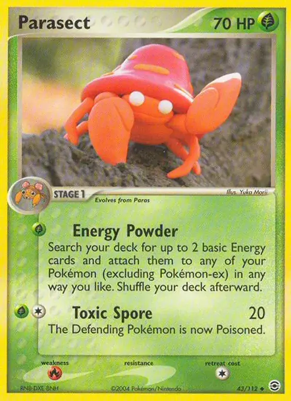 Parasect - 43/116 - FireRed & LeafGreen