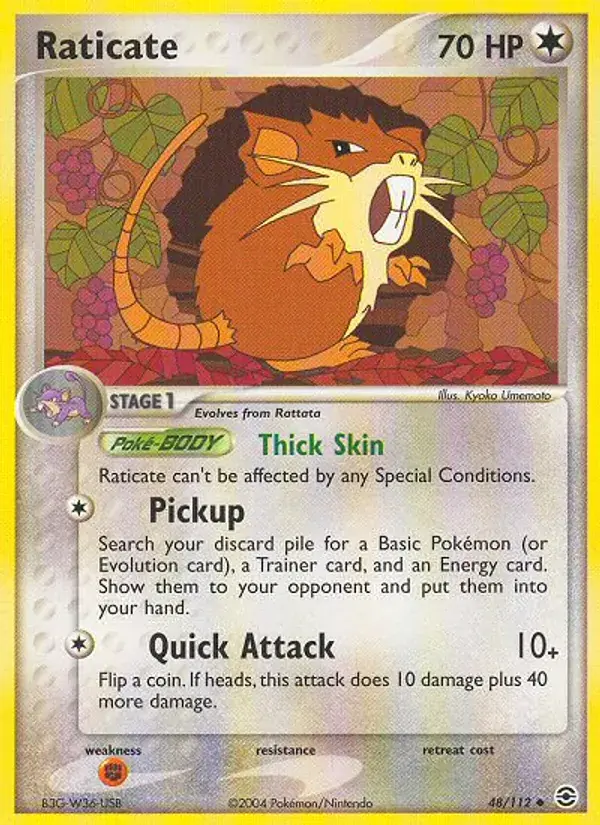 Raticate - 48/116 - FireRed & LeafGreen