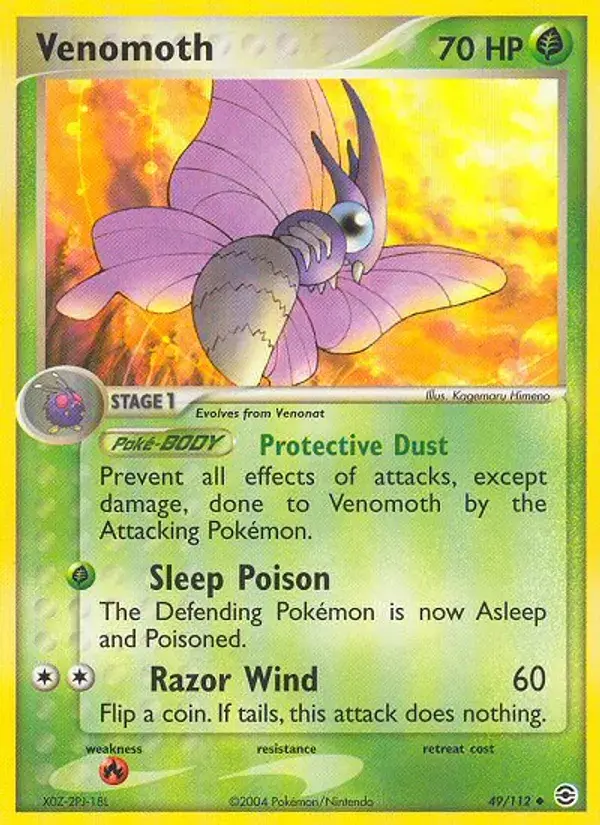 Venomoth - 49/116 - FireRed & LeafGreen