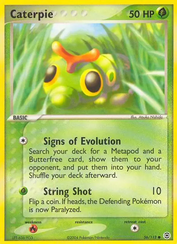 Caterpie - 56/116 - FireRed & LeafGreen