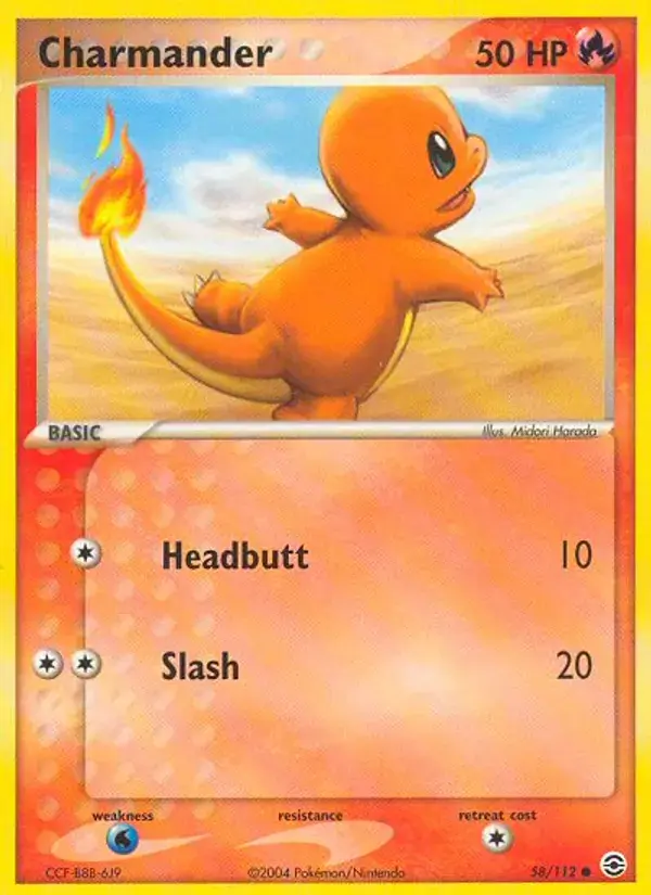 Charmander - 58/116 - FireRed & LeafGreen