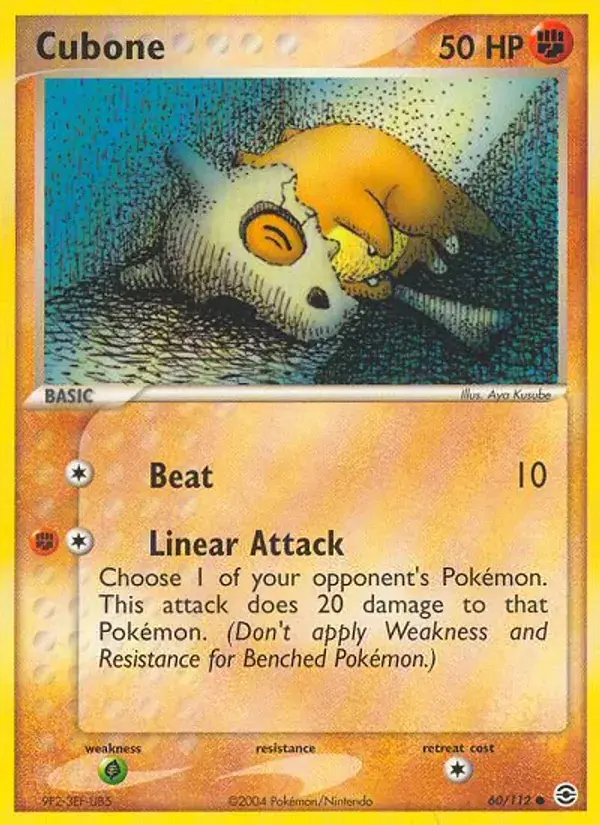 Cubone - 60/116 - FireRed & LeafGreen