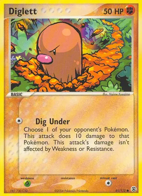 Diglett - 61/116 - FireRed & LeafGreen