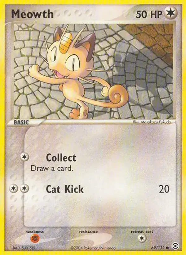 Meowth - 69/116 - FireRed & LeafGreen