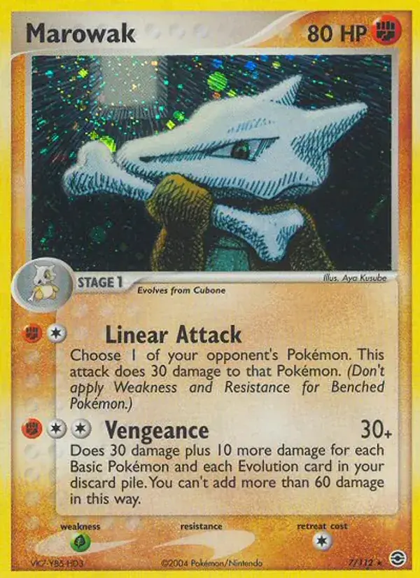 Marowak - 7/116 - FireRed & LeafGreen