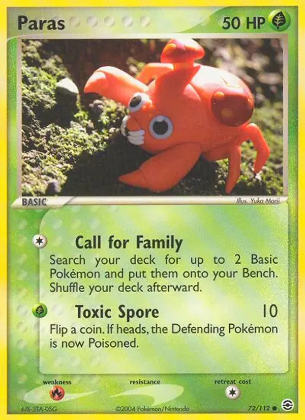 Paras - 72/116 - FireRed & LeafGreen