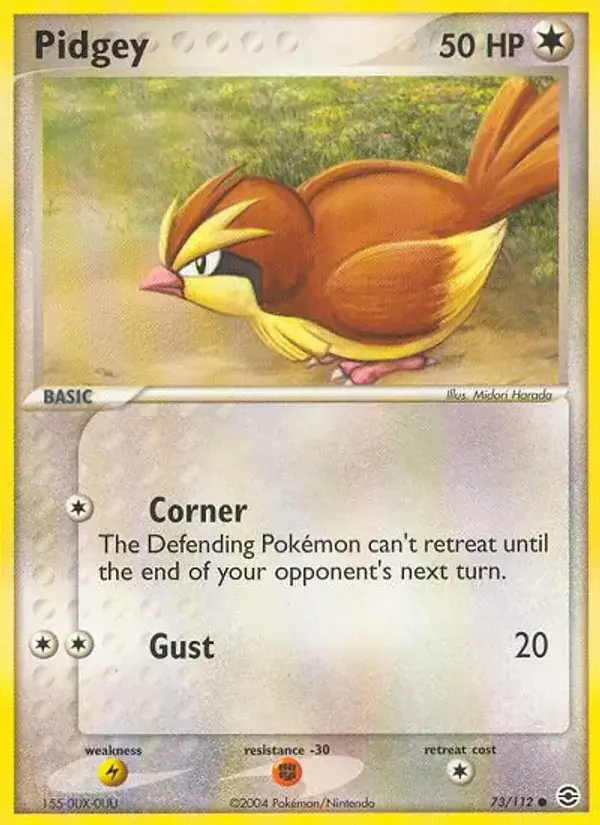 Pidgey - 73/116 - FireRed & LeafGreen