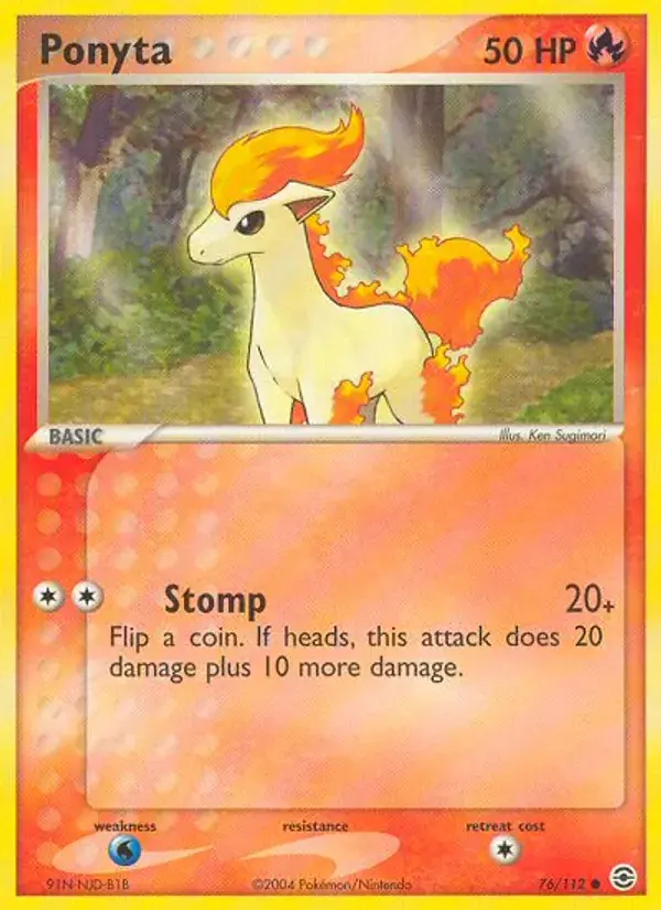 Ponyta - 76/116 - FireRed & LeafGreen
