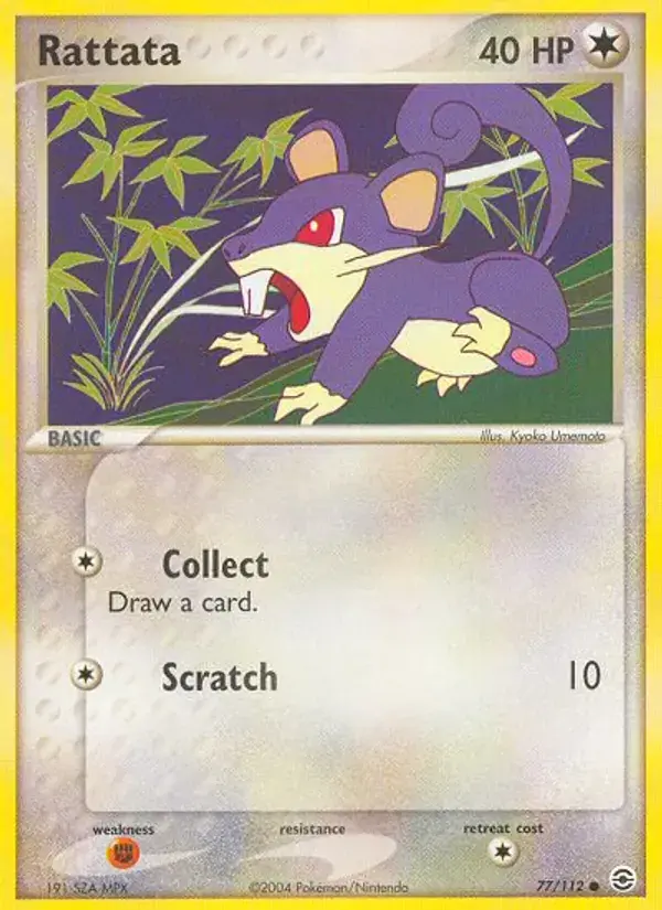 Rattata - 77/116 - FireRed & LeafGreen
