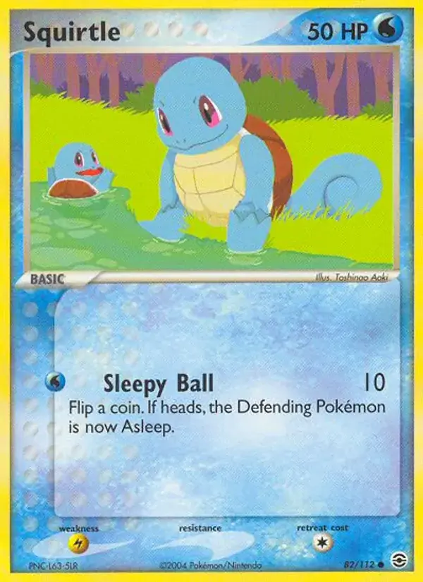 Squirtle - 82/116 - FireRed & LeafGreen