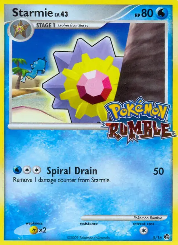 Starmie - 5/16 - Pokémon Rumble