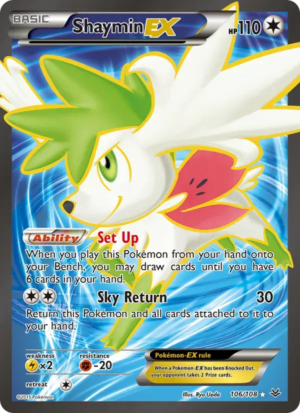 Shaymin EX - 106/112 - Roaring Skies