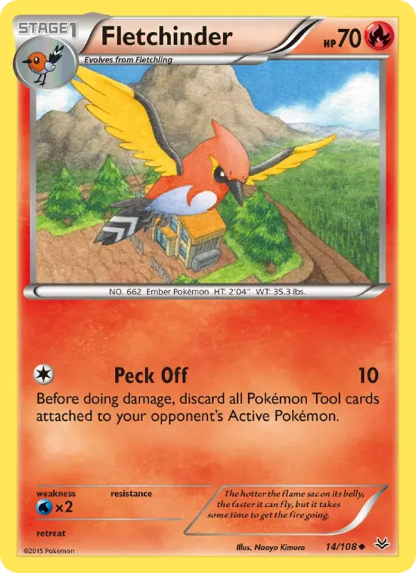 Fletchinder - 14/112 - Roaring Skies