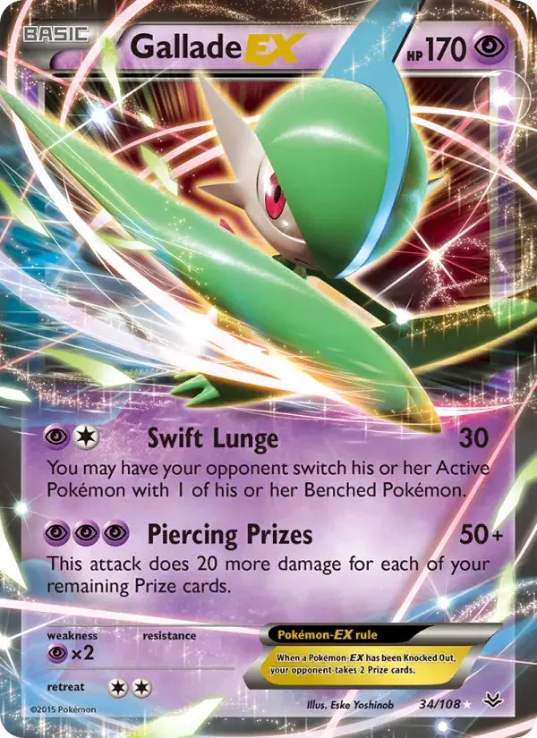 Gallade EX - 34/112 - Roaring Skies