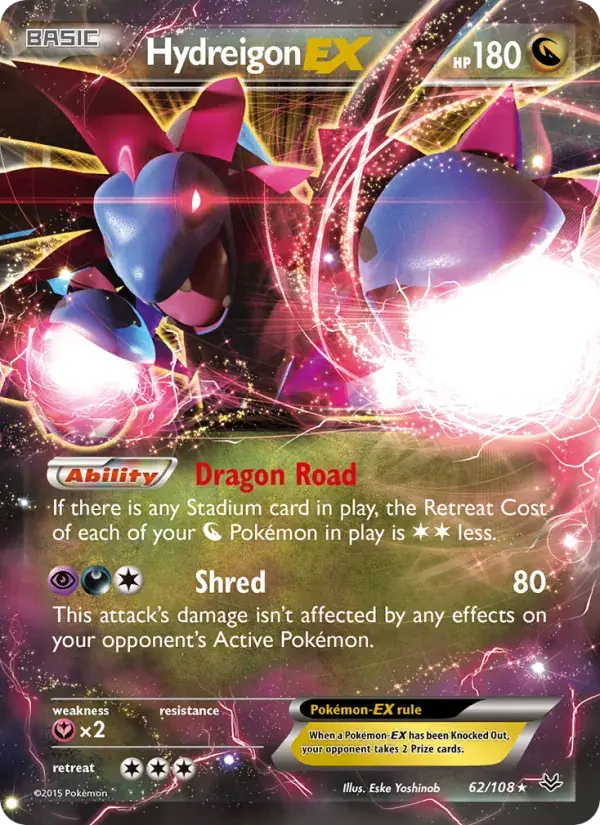 Hydreigon EX - 62/112 - Roaring Skies