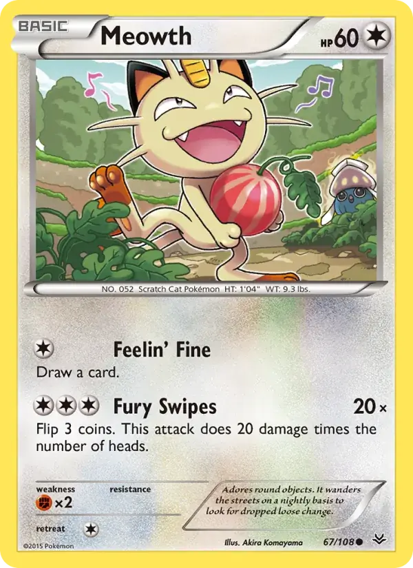 Meowth - 67/112 - Roaring Skies