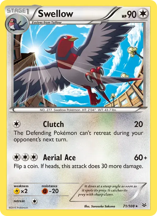 Swellow - 71/112 - Roaring Skies