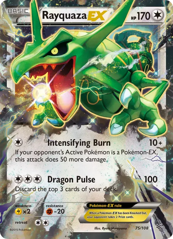Rayquaza EX - 75/112 - Roaring Skies