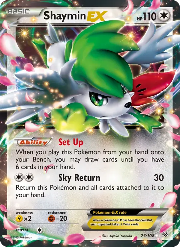 Shaymin EX - 77/112 - Roaring Skies
