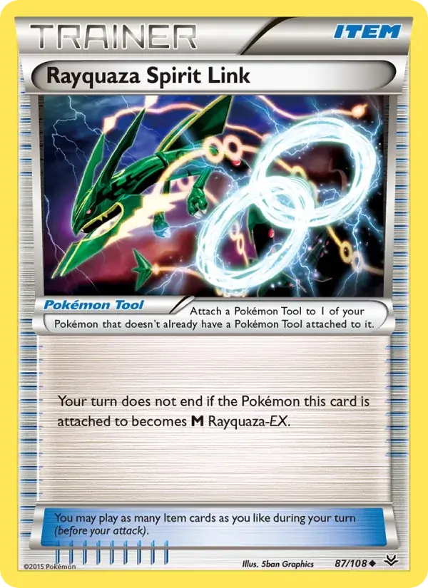 Rayquaza Spirit Link - 87/112 - Roaring Skies