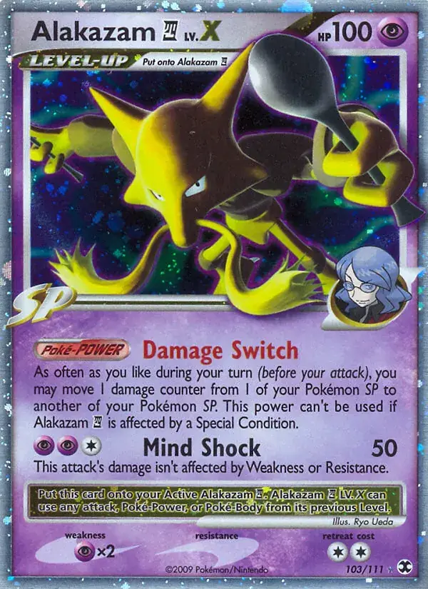 Alakazam E4 LV.X - 103/120 - Rising Rivals