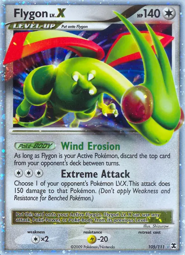 Flygon LV.X - 105/120 - Rising Rivals
