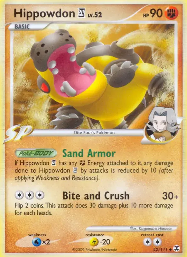 Hippowdon E4 - 42/120 - Rising Rivals