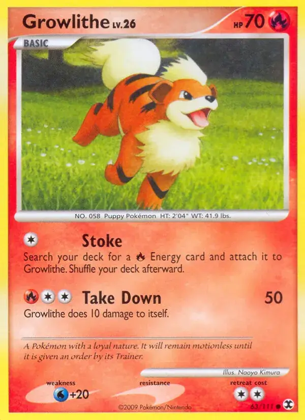 Growlithe - 63/120 - Rising Rivals