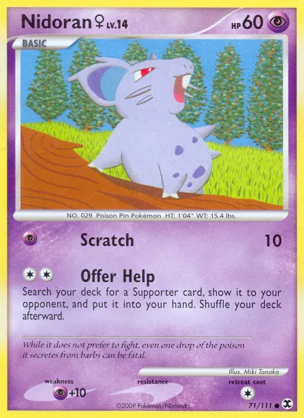 Nidoran ♀ - 71/120 - Rising Rivals