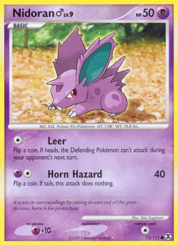 Nidoran ♂ - 72/120 - Rising Rivals