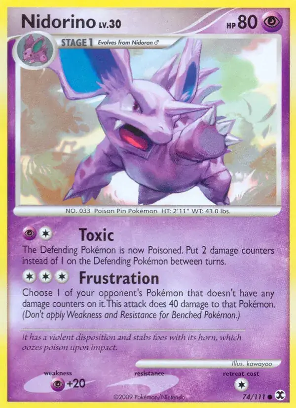 Nidorino - 74/120 - Rising Rivals