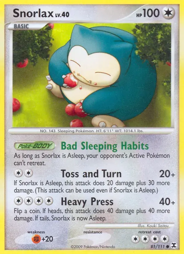 Snorlax - 81/120 - Rising Rivals