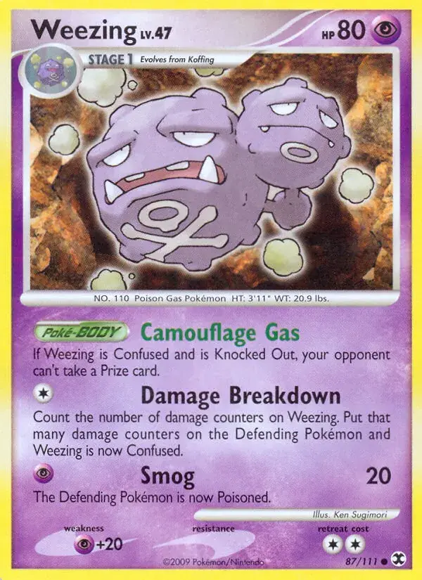 Weezing - 87/120 - Rising Rivals