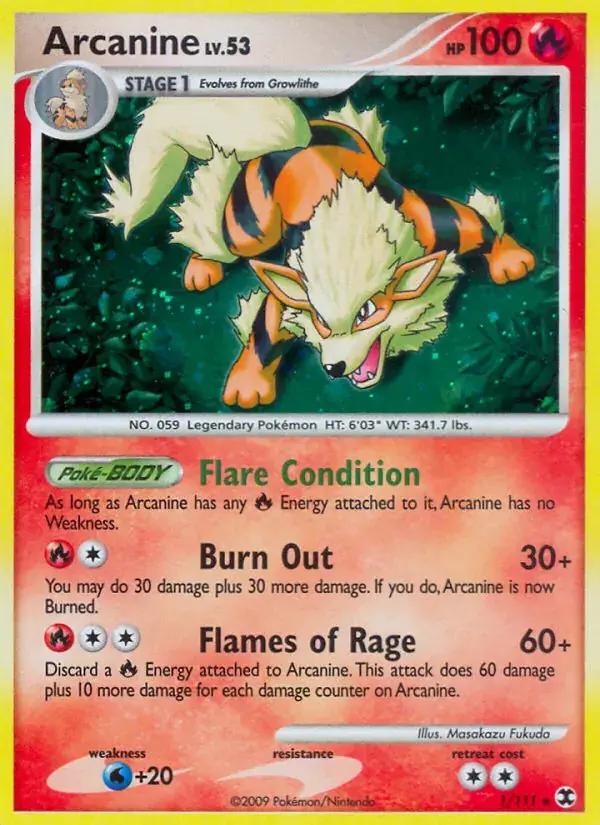 Arcanine - 1/120 - Rising Rivals