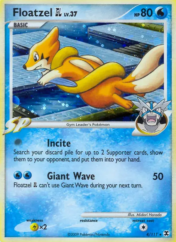 Floatzel GL - 4/120 - Rising Rivals