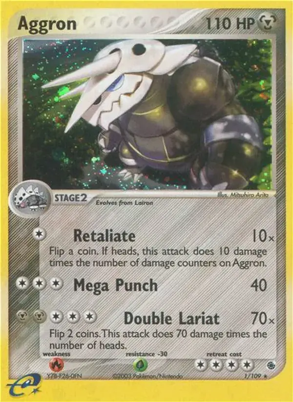 Aggron - 1/109 - Ruby & Sapphire