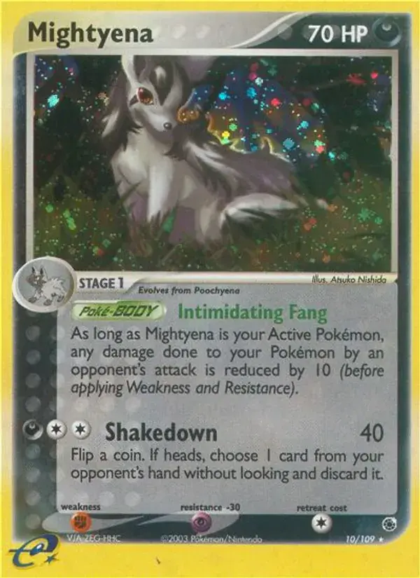 Mightyena - 10/109 - Ruby & Sapphire