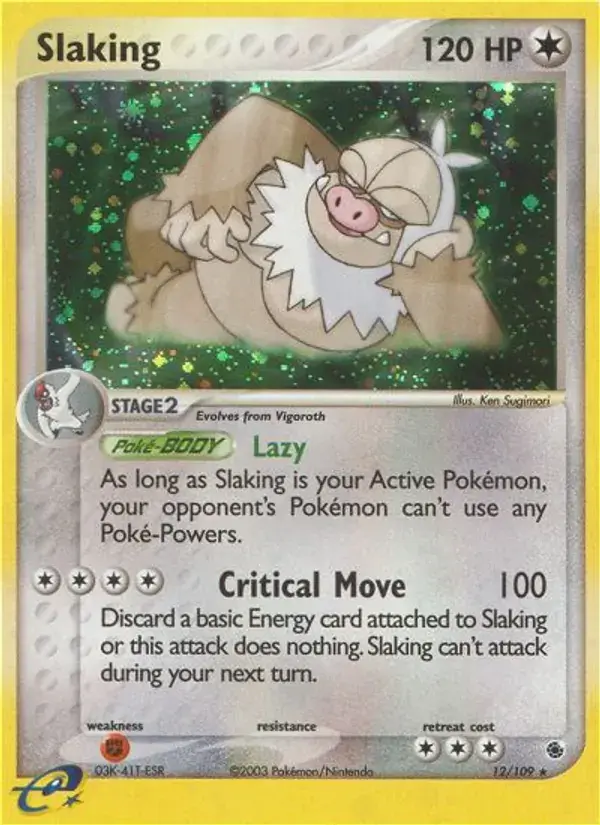 Slaking - 12/109 - Ruby & Sapphire
