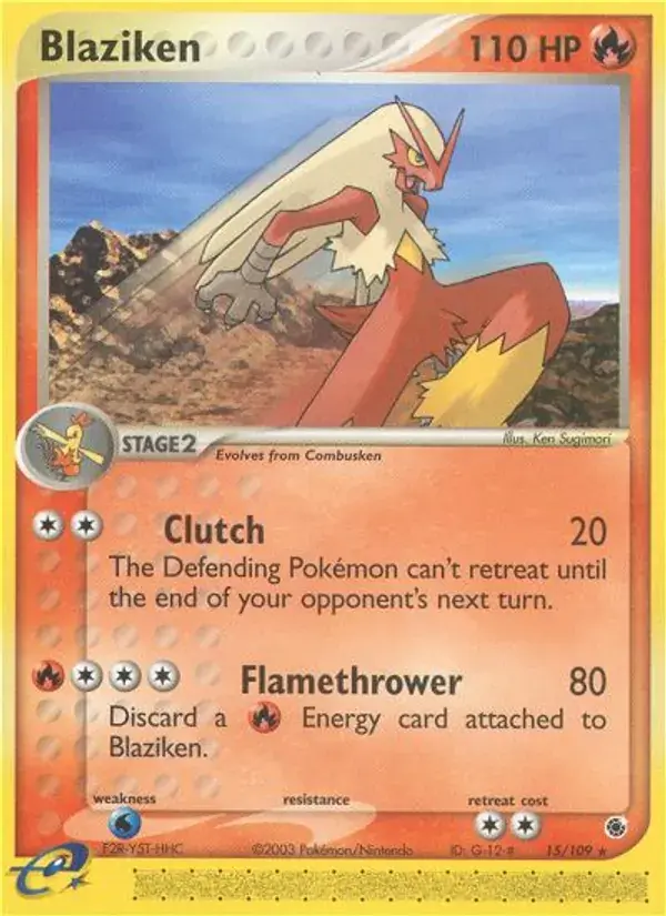 Blaziken - 15/109 - Ruby & Sapphire