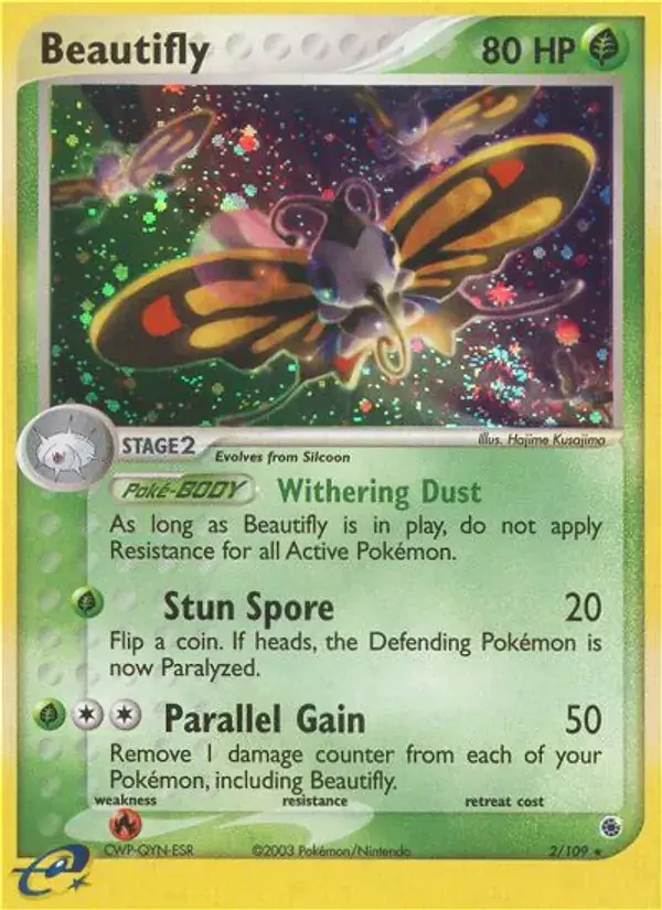 Beautifly - 2/109 - Ruby & Sapphire