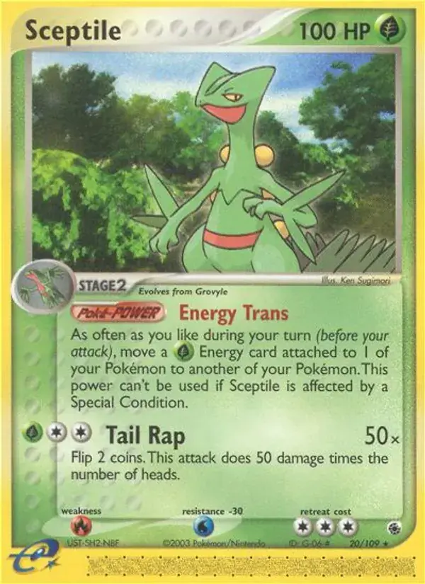 Sceptile - 20/109 - Ruby & Sapphire
