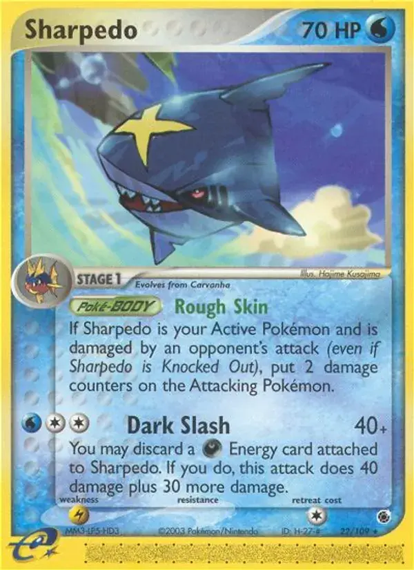 Sharpedo - 22/109 - Ruby & Sapphire