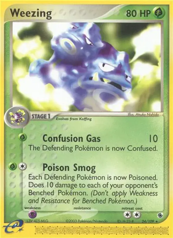 Weezing - 24/109 - Ruby & Sapphire